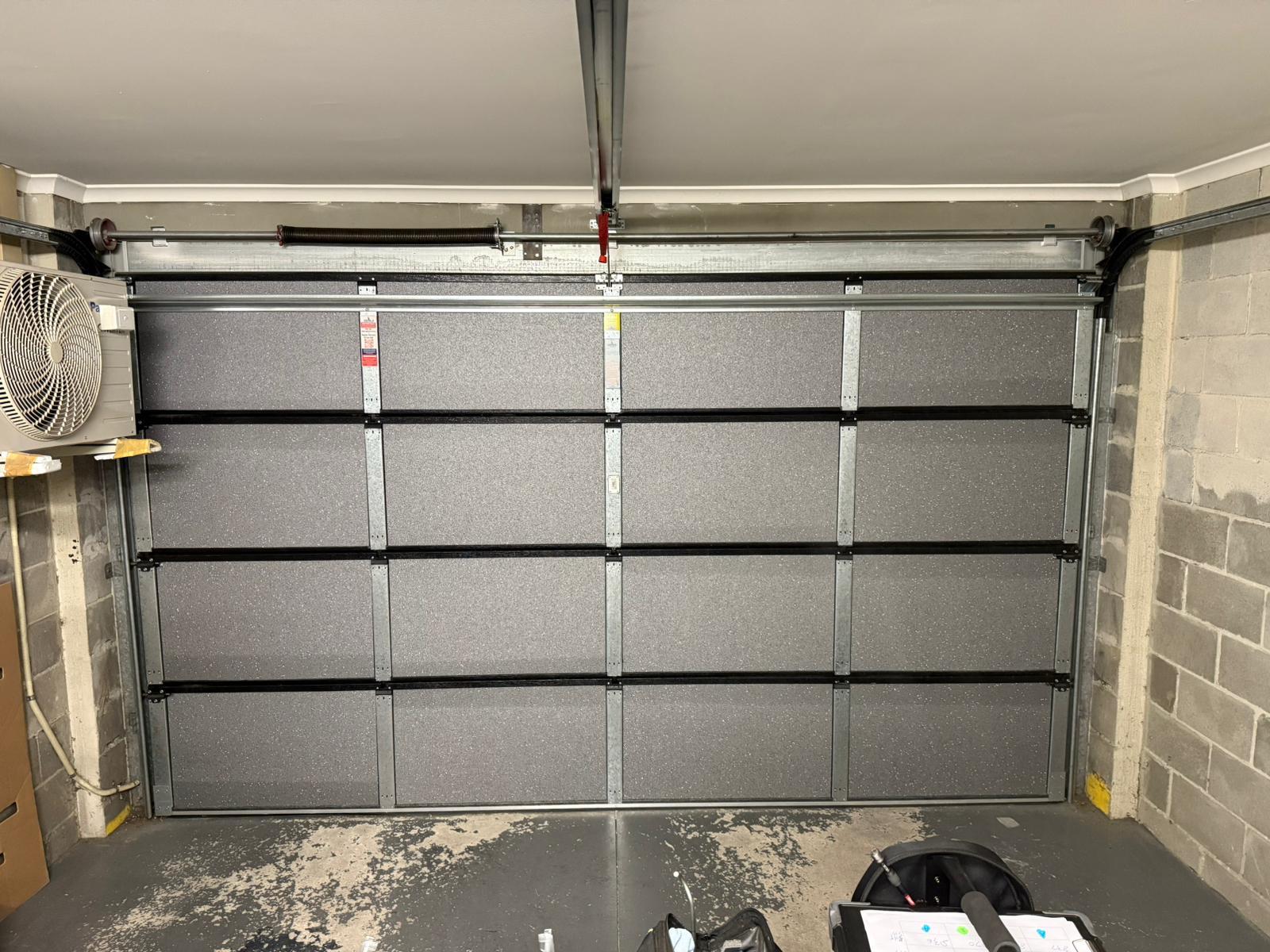 16 Grey Graphite GPS Premium Garage Door Insulation Panels